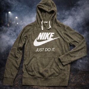 Nike Olive Green Hoodie